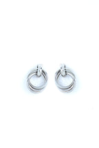 VOJ Silver Plated Circluar Studs Earring - Distacart