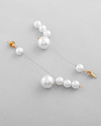 VOJ Pearl Studded Handcrafted Classic Drop Earrings - Distacart