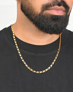 VOJ Gold-Polished Men Designer Chain