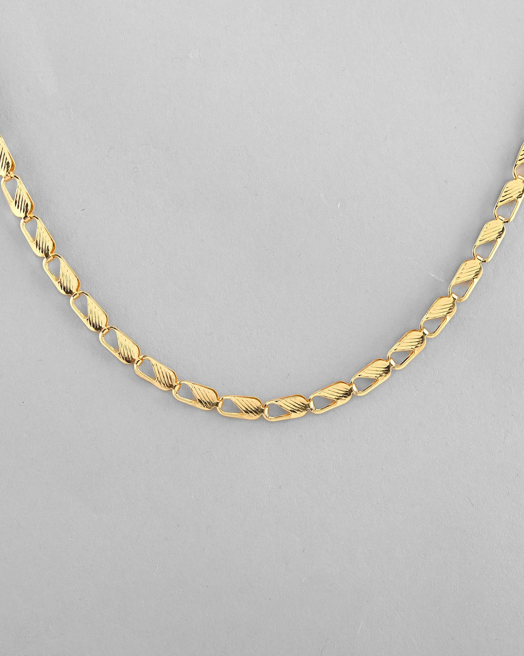 VOJ Gold-Polished Men Designer Chain
