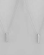 VOJ Silver Plated Couple King & Queen Chain Set
