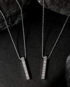 VOJ Silver Plated Couple King & Queen Chain Set