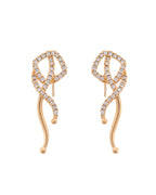 VOJ Ad Stone Studded Designer Gold-Polished Jewellery Set