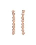 VOJ Gold-Polished Ad Stone Studded Circular Jewellery Set