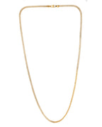 VOJ Gold-Polished Designer Box Men Chain