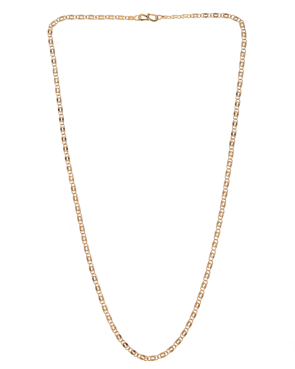 VOJ Gold-Polished Designer Women Chain