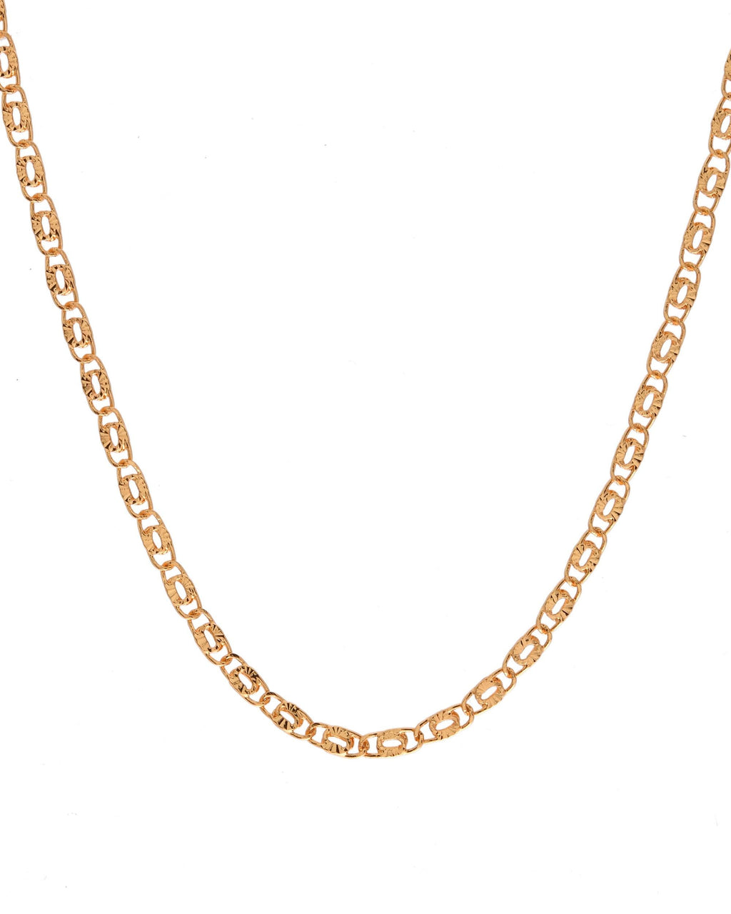 VOJ Gold-Polished Designer Women Chain