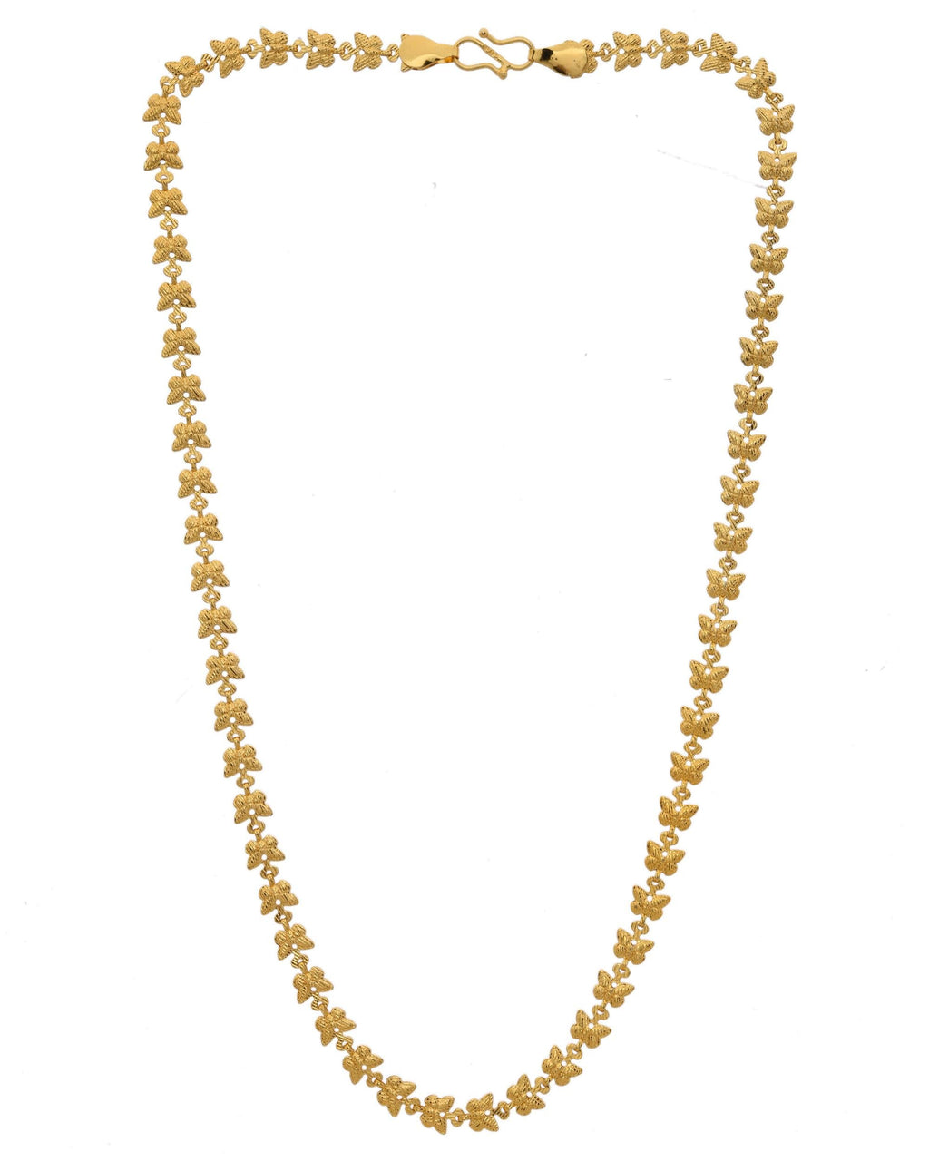 VOJ Gold-Polished Designer Butterfly Women Chain