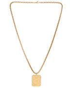 VOJ Gold Toned Men Chain With OM Pandent