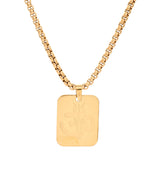 VOJ Gold Toned Men Chain With OM Pandent