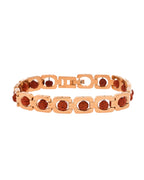 VOJ Men's Gold Toned Rudraksha Bracelet - Distacart