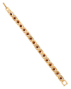 VOJ Men's Gold Toned Rudraksha Bracelet - Distacart