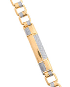 VOJ Dual Toned Men's Desgner Bracelet - Distacart