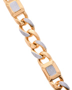 VOJ Dual Toned Men's Elgent Stylish Bracelet - Distacart