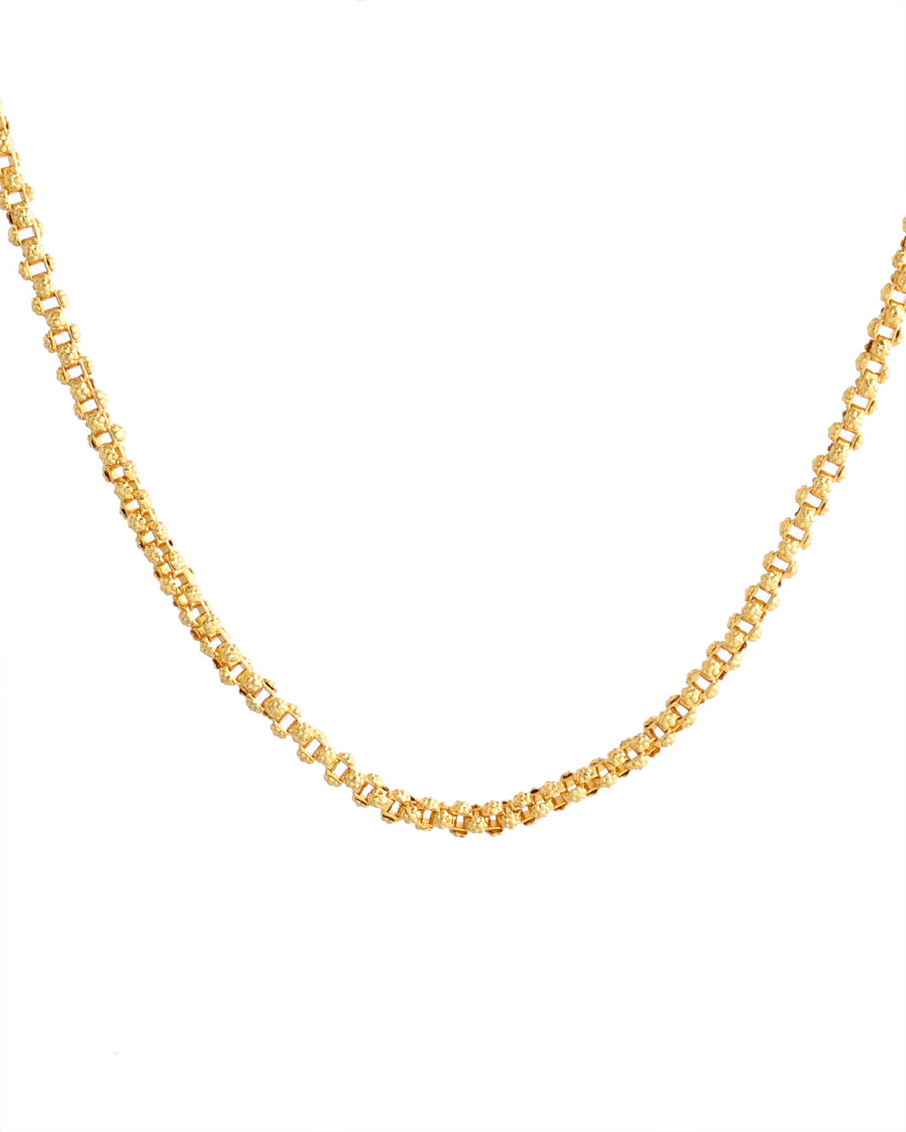 VOJ Gold-Polished Designer Elegent Men's Chain