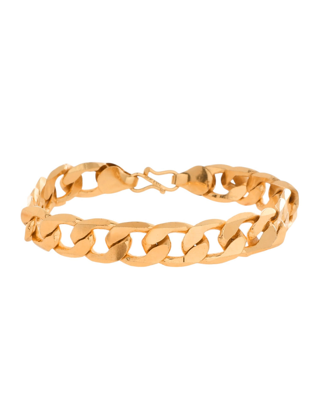 VOJ Gold Toned Elegent Men's Bracelet - Distacart