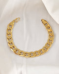 VOJ Gold Toned Elegent Men's Bracelet - Distacart