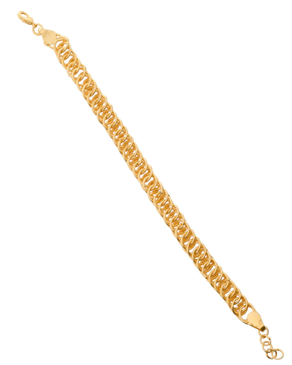 VOJ Gold-Polished Stainless Steel Elegent Men's Bracelet - Distacart