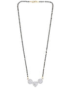VOJ Silver Plated Stone Studded Elegent Mangalsutra - Distacart