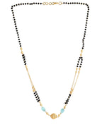 VOJ Gold-Polished Beads Studded MangalSutra - Distacart