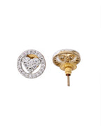 VOJ Gold Toned AD Stone Studded Heart Shape MangalSutra Set - Distacart