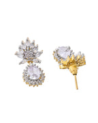 VOJ Gold Toned AD Stone Studded Tear Drop Design MangalSutra Set - Distacart