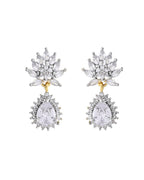 VOJ Gold Toned AD Stone Studded Tear Drop Design MangalSutra Set - Distacart
