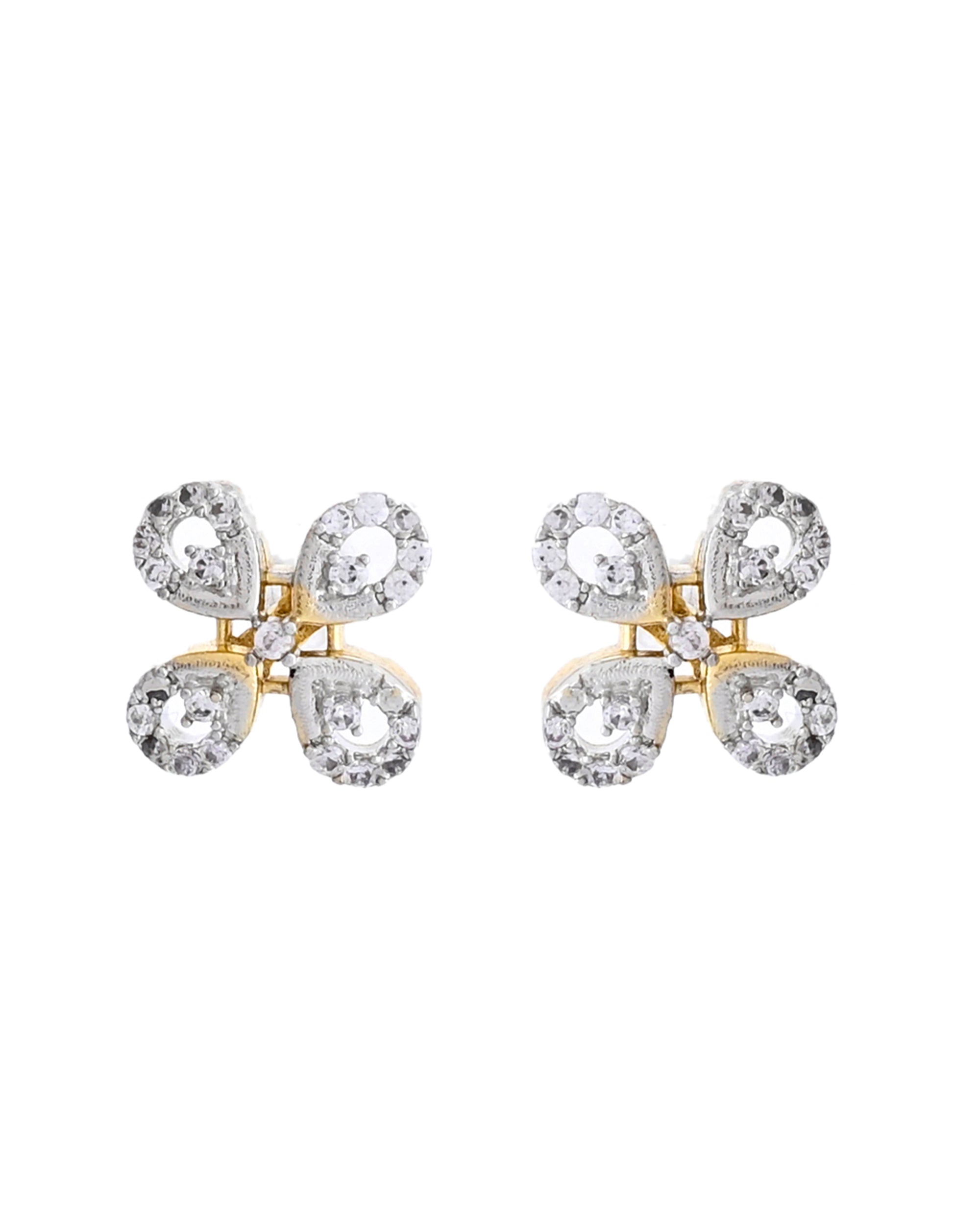 VOJ Gold-Polished Stylish AD Mangalsutra Set - Distacart