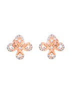VOJ Rose Gold-Polished Stylish AD Mangalsutra Set - Distacart
