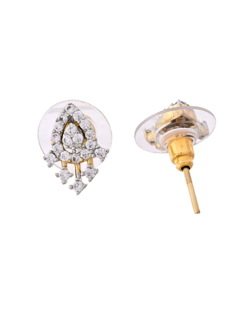 VOJ Gold-Polished Tear Drop Shape AD Mangalsutra Set - Distacart