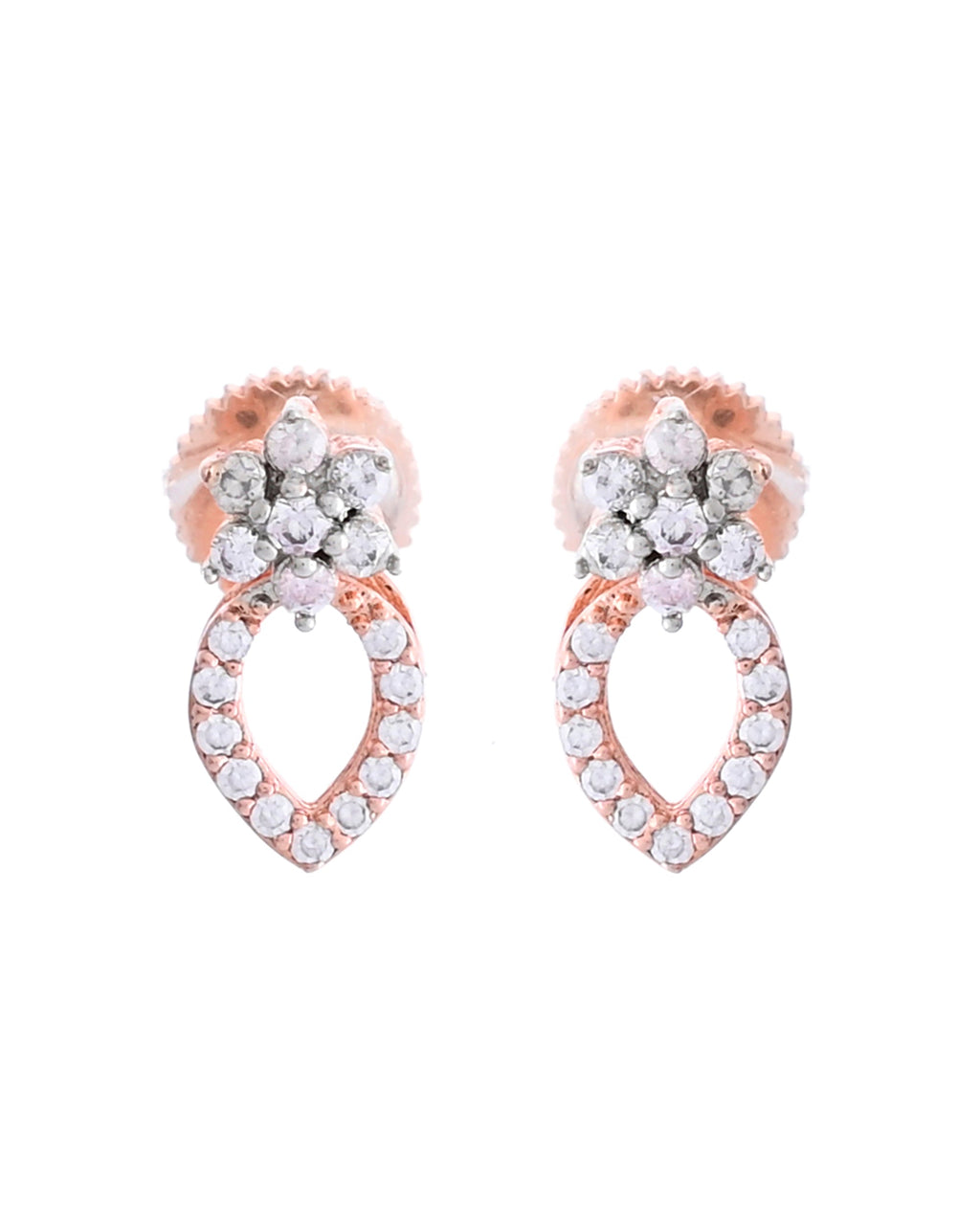 VOJ Rose Gold-Polished Elegent AD Mangalsutra Set - Distacart