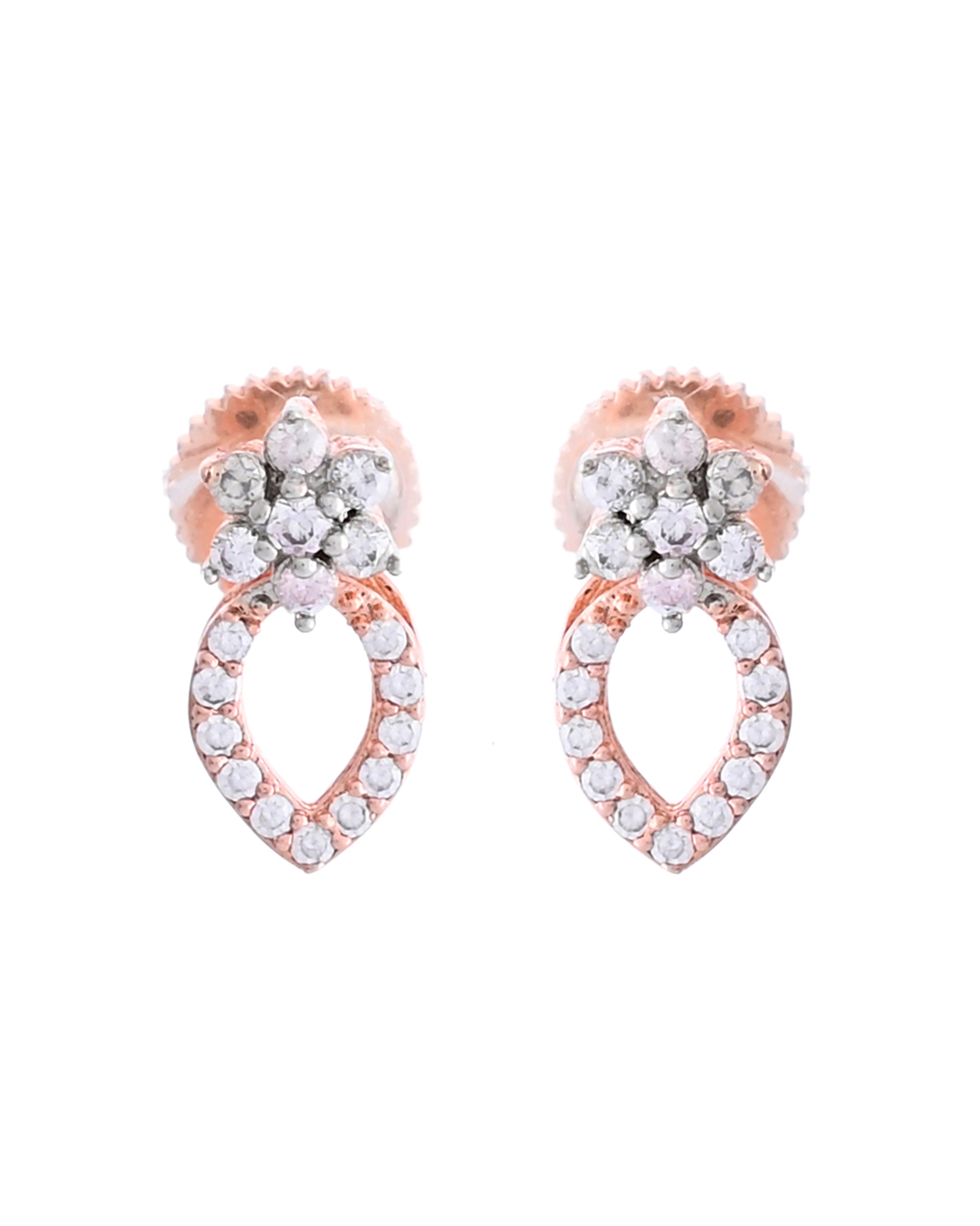 VOJ Rose Gold-Polished Elegent AD Mangalsutra Set - Distacart