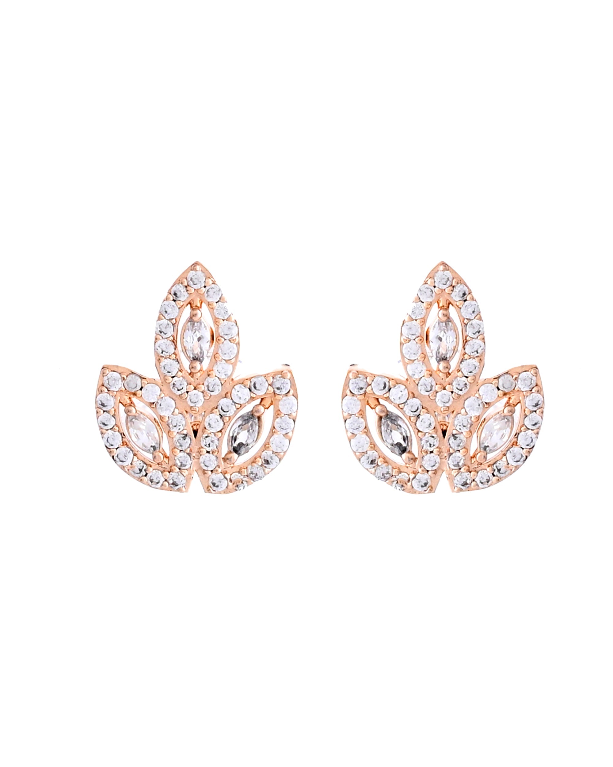 VOJ Gold-Polished Stylish Tear Drop AD Mangalsutra Set - Distacart