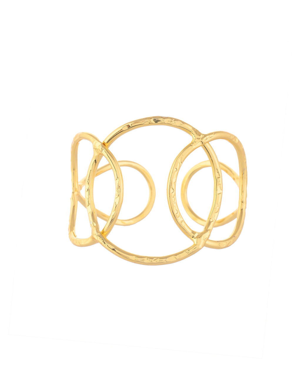 VOJ Gold-Polished Classic Anti Tarnish Kada Bracelet - Distacart