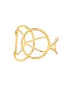 VOJ Gold-Polished Classic Anti Tarnish Kada Bracelet - Distacart