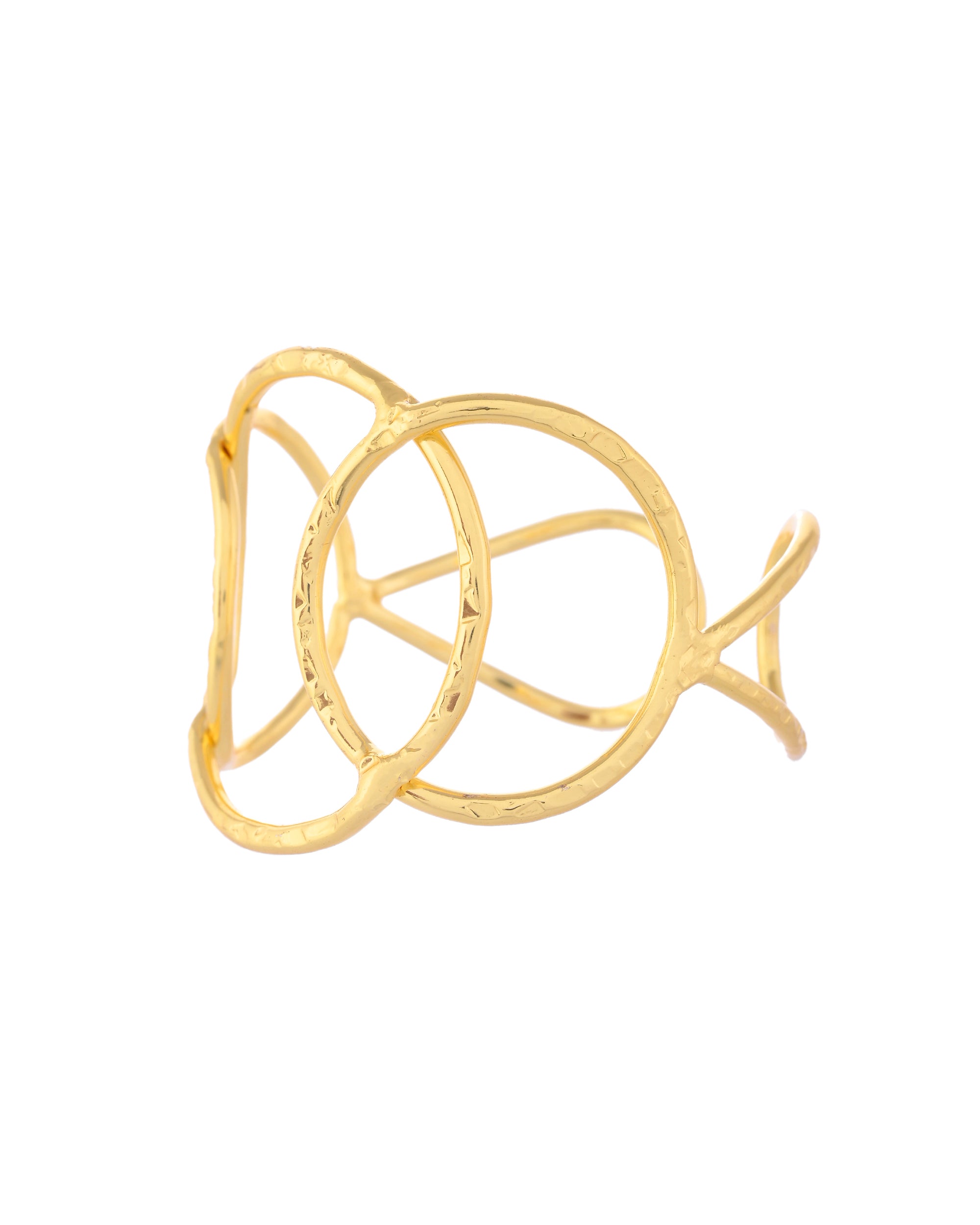 VOJ Gold-Polished Classic Anti Tarnish Kada Bracelet - Distacart