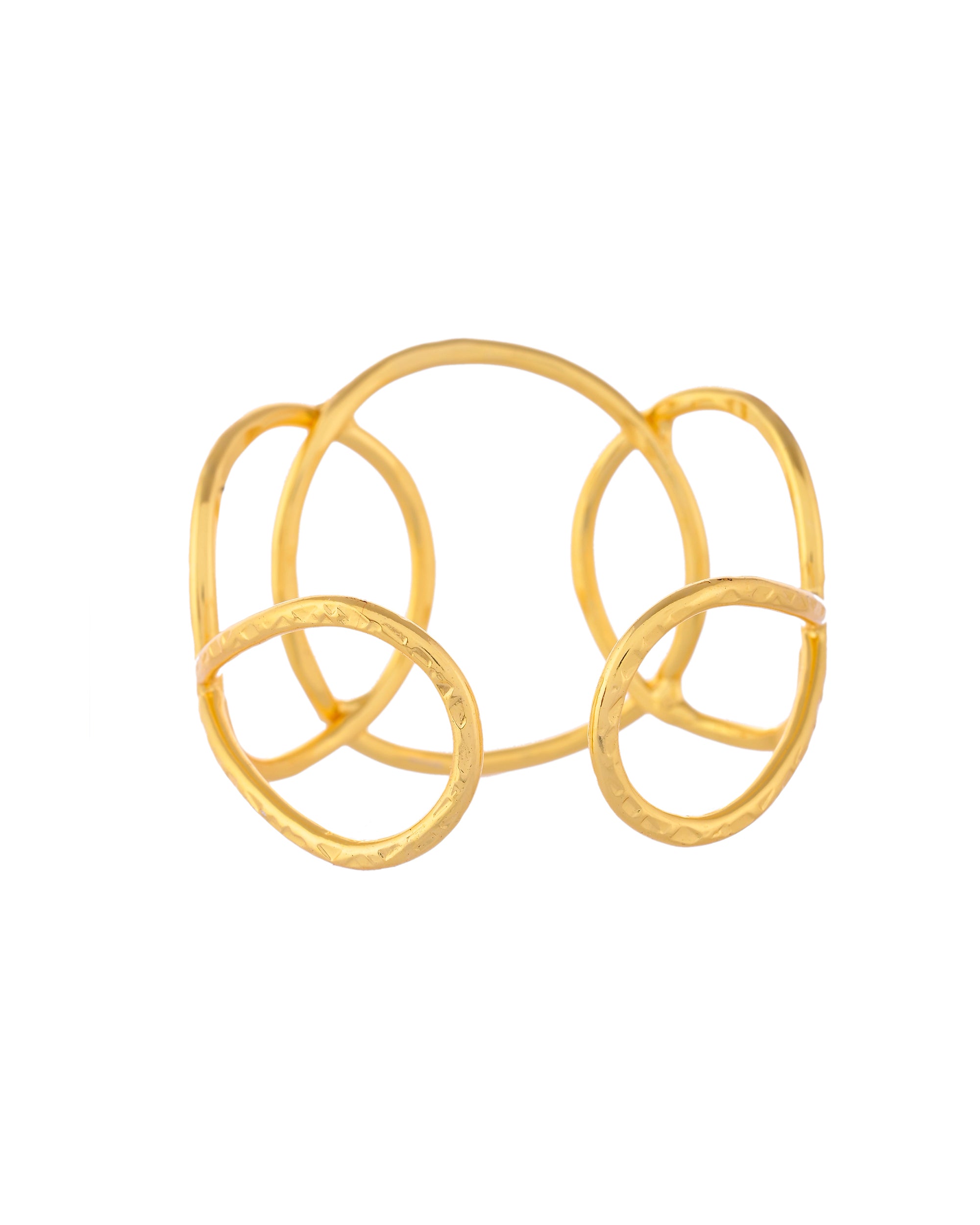 VOJ Gold-Polished Classic Anti Tarnish Kada Bracelet - Distacart