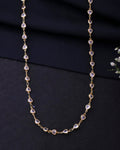 VOJ Women Gold-Polished Heart Shaped Stone Studded Chain