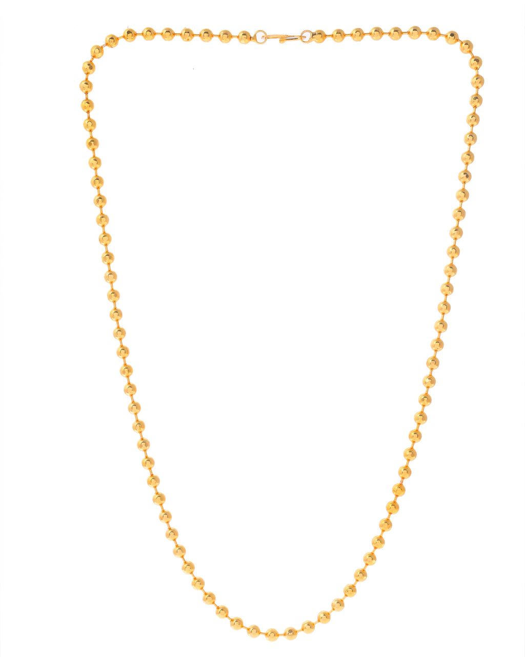 VOJ Gold-Polished Dotted Chain For Women