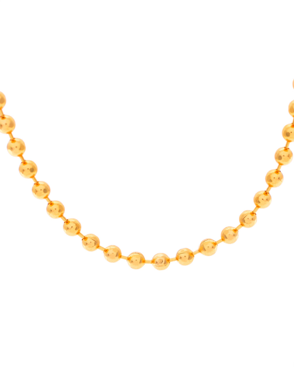 VOJ Gold-Polished Dotted Chain For Women