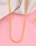 VOJ Gold-Polished Dotted Chain For Women