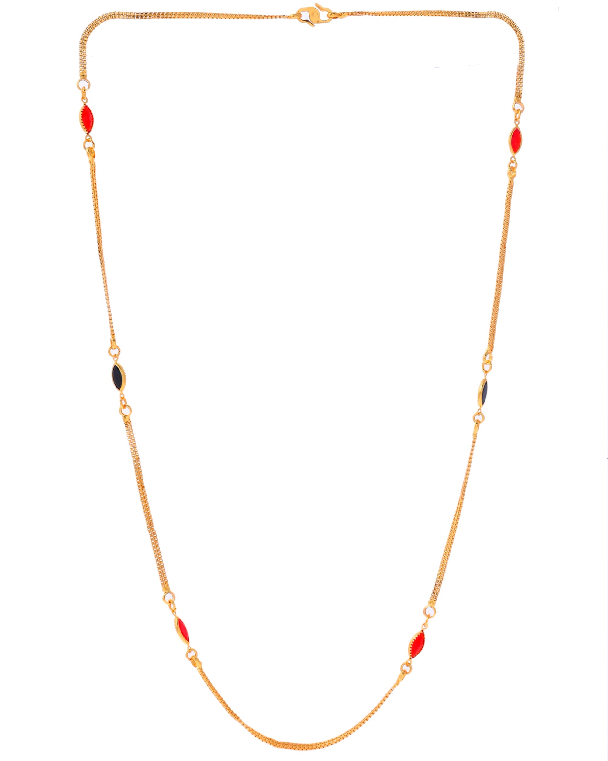 VOJ Gold-Polished Stainless Steel Designer Chain For Women