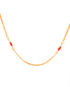 VOJ Gold-Polished Stainless Steel Designer Chain For Women