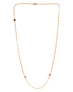 VOJ Gold-Polished Square Shapped Stainless Steel Chain For Women