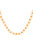 VOJ Gold-Polished Linked Chain For Men