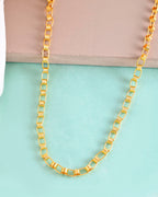 VOJ Gold-Polished Linked Chain For Men