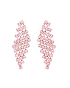 VOJ Rose Gold-Polished Stone Studded Jewellery Set