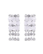 VOJ Silver Plated Stone Studded Necklace Set