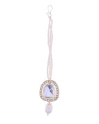 VOJ White Kundan Studded Choker Set