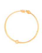 VOJ Set of 2 Gold-Polished Multi Colour Stone Studded Star Shaped Bangles - Distacart